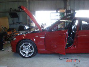 BMW320 (E46) にセキュリティーシステム CLIFFORD AG5.1のインストール 1 BMW320 (E46) にセキュリティーシステム CLIFFORD AG5.1のインストール 1