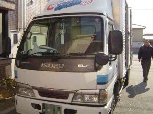 いすゞ　エルフ　バックカメラの設置・取付　ミラーモニター