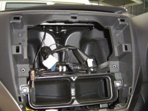 SUBARU 新型フォレスター パイオニア 楽ナビ　AVIC-HRZ099の取付 8