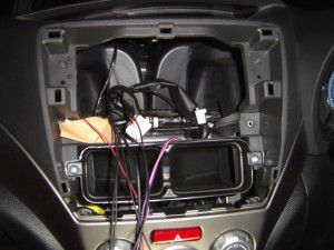SUBARU 新型フォレスター パイオニア 楽ナビ　AVIC-HRZ099の取付 10