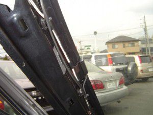 地デジ用　フィルムアンテナ　ワゴンRに設置