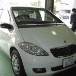 メルセデスベンツ Aクラス[A170]にサンヨー製カーナビの設置