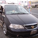 ホンダ　オデッセイ　RA8にカーナビの設置
