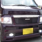 ホンダ　バモスHIDシステムに交換した状態