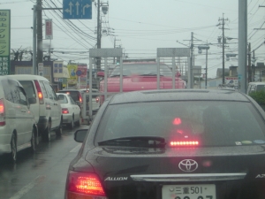 こちらを見つめるフェラーリ
