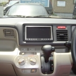 新型ライフJC1にカーナビを設置し終えた状態