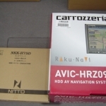 楽ナビAVIC-HRZ099と取付キットNKK-H75D