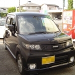 ホンダ　ゼスト　スパークにパナソニック製カーナビの設置
