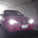 E46　HID換装　トンネル内１