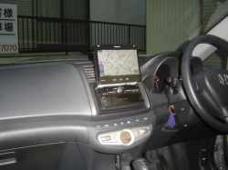 ホンダ　AIRWAVEにパナソニック製カーナビ　ストラーダ　CN-HX900Dの設置完了