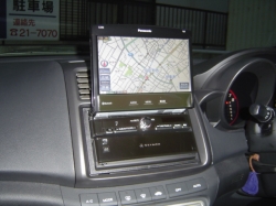 エアウェーブにパナソニック製カーナビ　ストラーダを設置