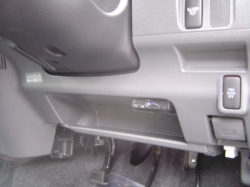 タントにパナソニック製ETC車載器の設置