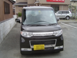 ダイハツ　タントにパナソニック製ETC車載器の設置　CY-ET909KD