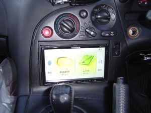RX7 FD3Sにパイオニア製カーナビの取付