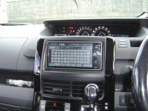 VOXYのトヨタ純正カーナビ