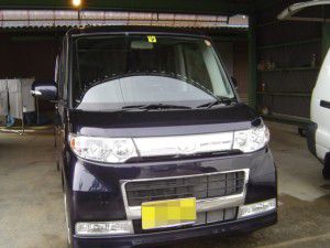 ダイハツ　タントにETC車載器の取付
