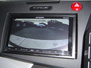 CR-Z バックカメラからの映像