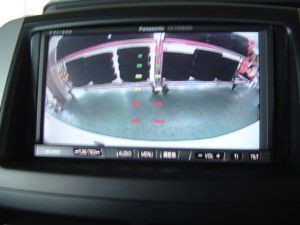 ノア　バックカメラからの映像