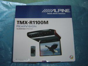 フリップダウンモニター　ALPINE TMX-R100M
