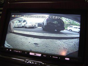 ティーダ　バックカメラからの映像