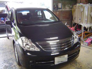日産TIDA　アクシスにパイオニア製楽ナビとバックカメラの取付