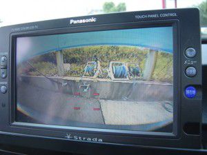 BMW 3シリーズ　バックカメラからの映像