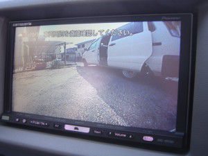 エブリィ　バックカメラからの映像