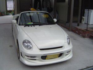 ダイハツコペンに楽ナビの取付