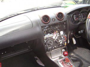 コペンの純正オーディオ　脱着