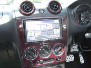 コペンに楽ナビAVIC-HRZ800 パイオニアの取付完了 コペンに楽ナビAVIC-HRZ800 パイオニアの取付完了