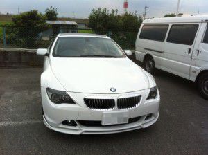 BMW　6シリーズに地デジチューナー設置