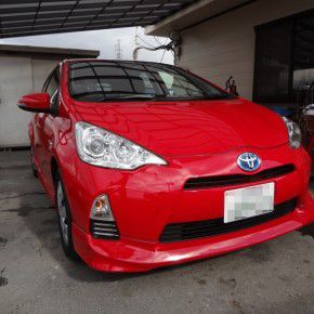 トヨタ新型車AQUAアクアにカーナビとＥＴＣ車載器の取付・設置